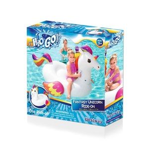 New Fantasy Unicorn Kids Ride-On Pool Float